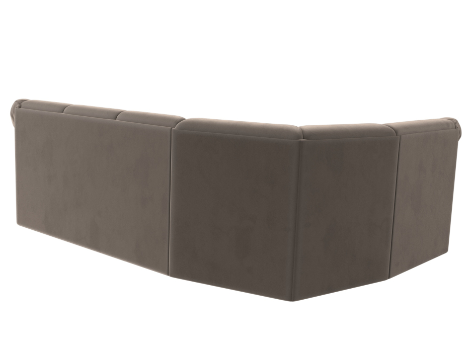 Диваны угловые в гостиную, Диван угловой Карнелла левый угол, велюр