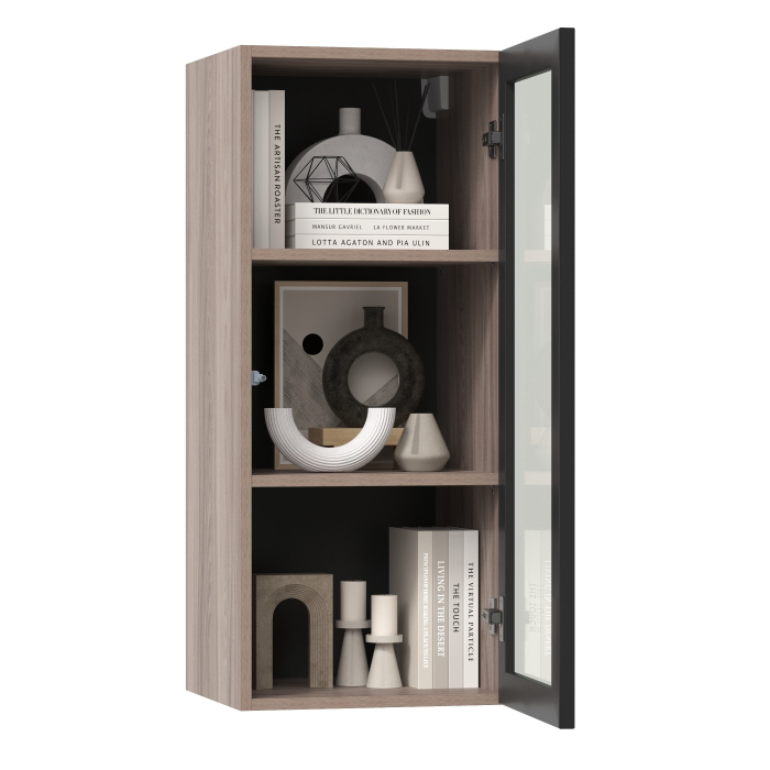 Витрины, Шкаф-витрина навесной Роквуд 16.322.02