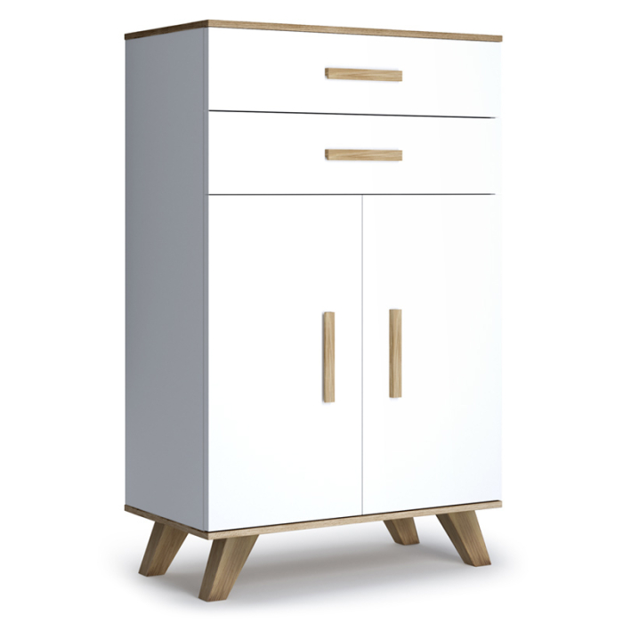 Шкафы распашные, ВЕГА СКАНДИНАВИЯ гостиная Шкаф низкий с ящиками