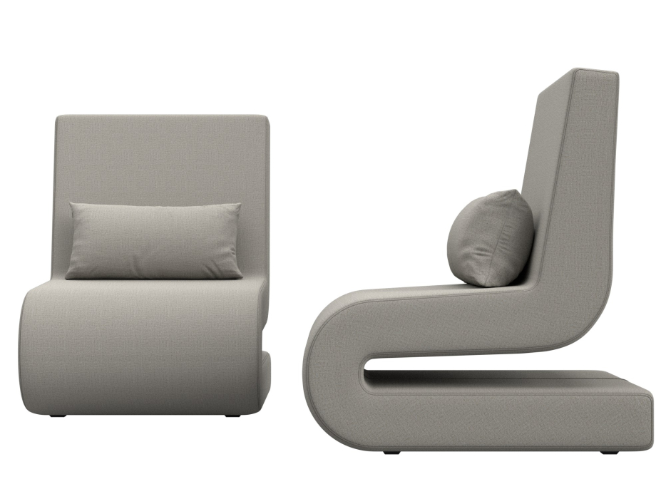 Кресло для отдыха, Кресло Волна (2 шт.), рогожка Амур