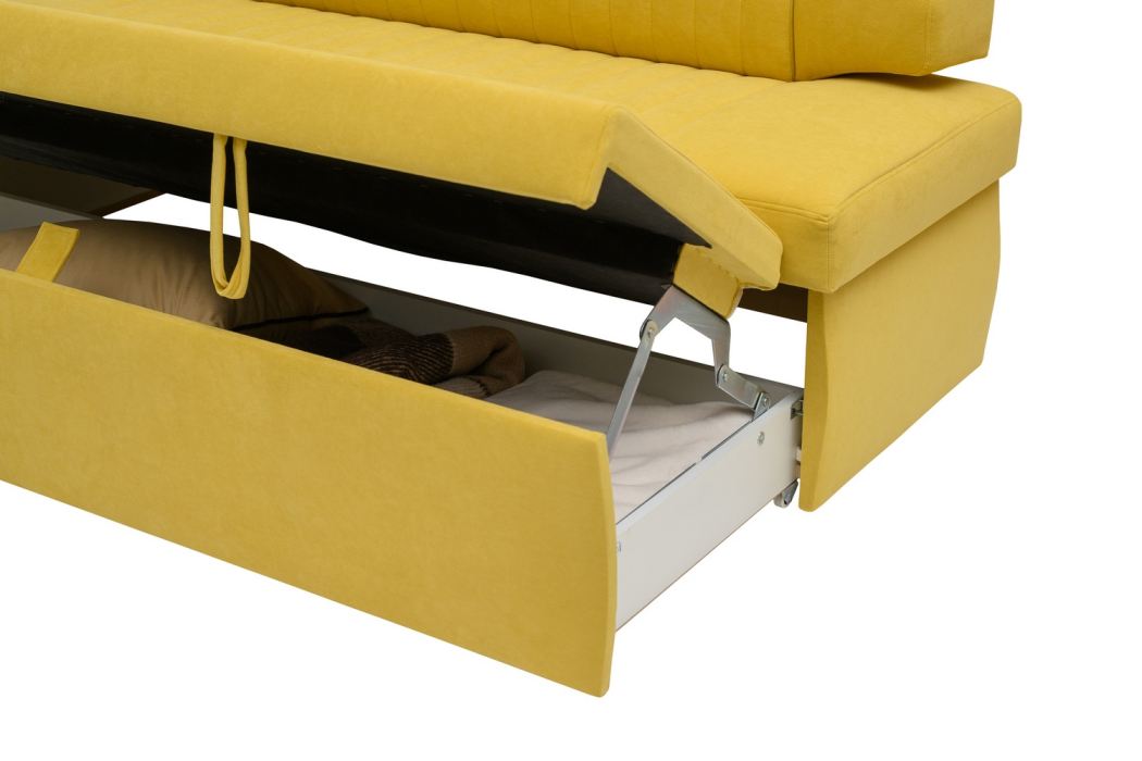 Диваны прямые кухонные, Прямой кухонный диван Аргус 183 дельфин