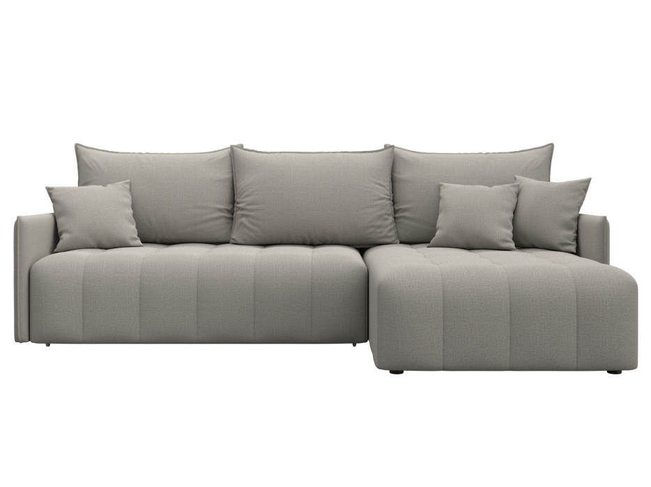 Диваны угловые в гостиную, Диван угловой Лига-054 НПБ угол универсальный, рогожка Амур