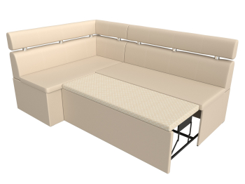 Кухонный угловой диван Классик левый угол, экокожа