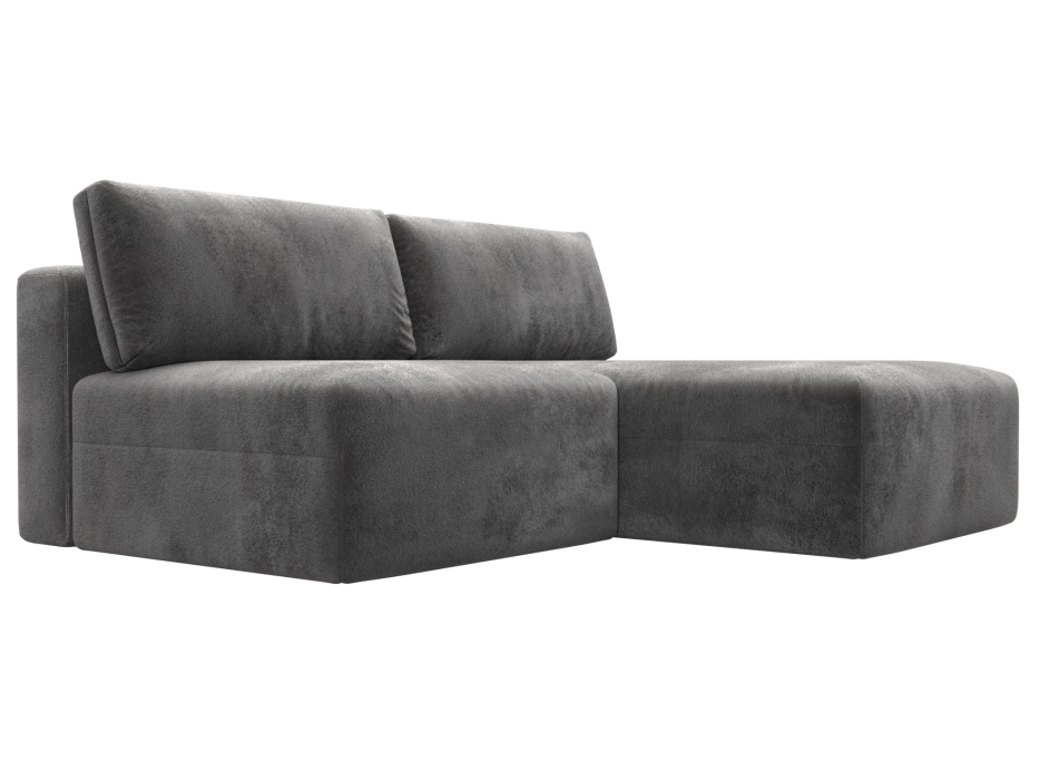 Диваны угловые в гостиную, Диван угловой модульный Лига-060 НПБ угол универсальный, велюр TOWER