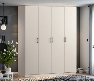 Шкаф четырехдверный Макс 2000 мм, вариант №1 (ЛДСП)