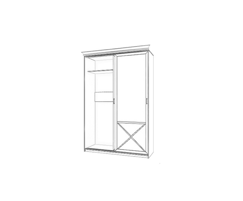 Шкафы-купе, Шкаф-купе Бэль+Карниз 1543/602