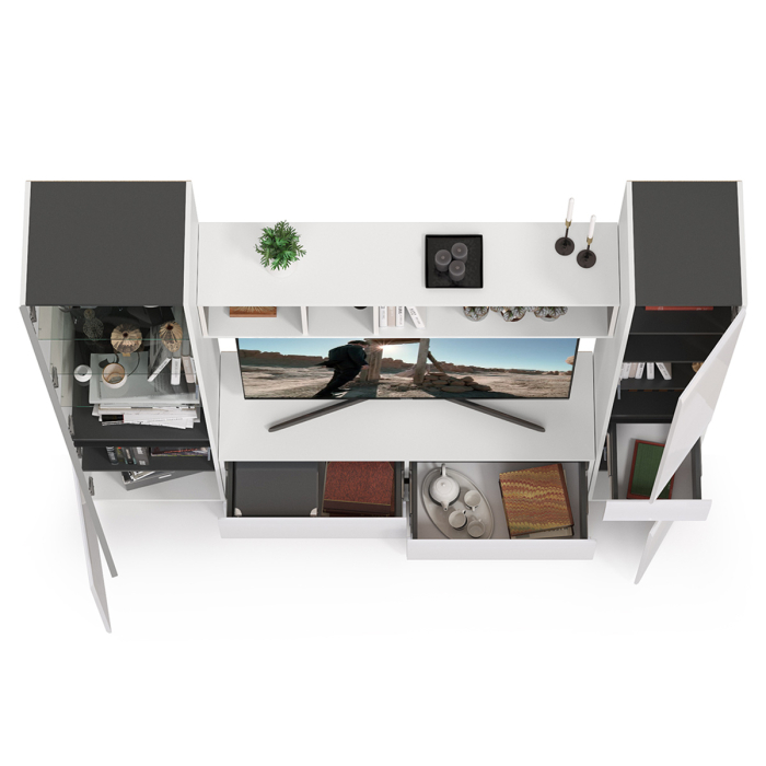 Стенки для гостиной, Стенка для гостиной Сидней Комплектация № 23