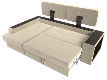 Угловой диван Брюссель левый угол, микровельвет