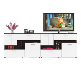 Широкая ТВ тумба Мебельный двор С1-1400