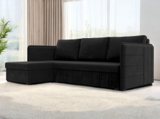 Диваны угловые в гостиную, Угловой диван Слим левый угол, микровельвет