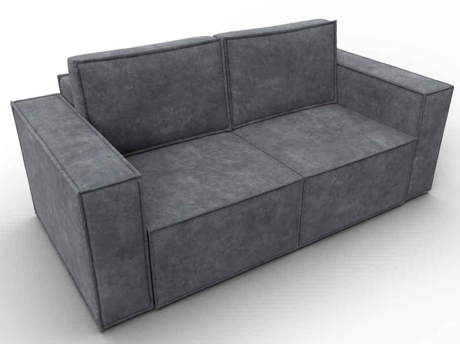 Диваны кровати со спальным местом, Диван прямой Куба мини, велюр BRUT