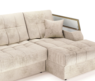 Угловой диван-кровать Лас-Вегас правый, шенилл