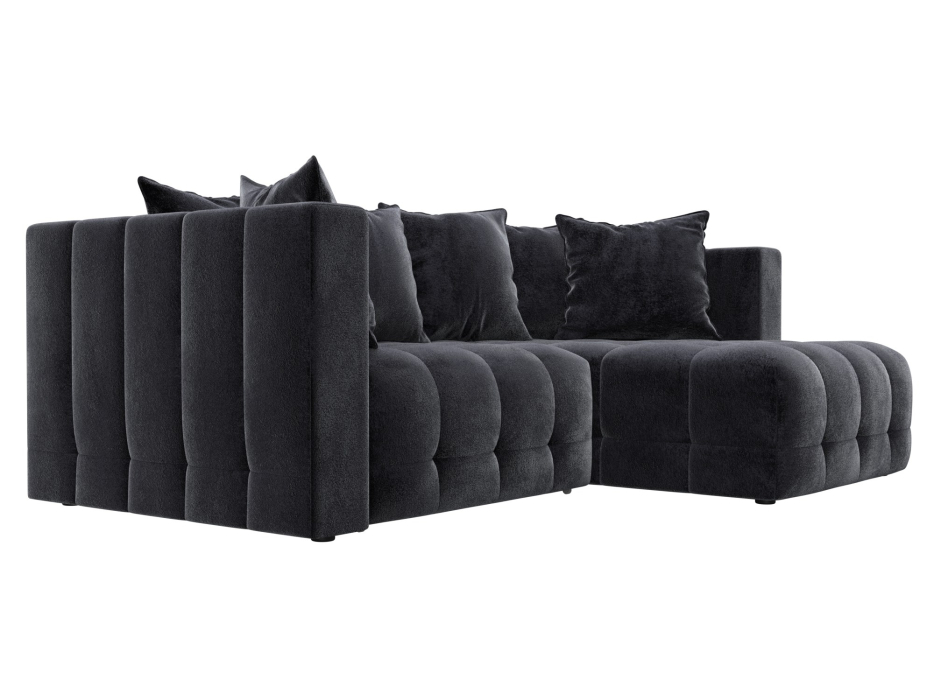 Диваны еврокнижки, Диван угловой Лига-052 НПБ угол универсальный, велюр TOWER