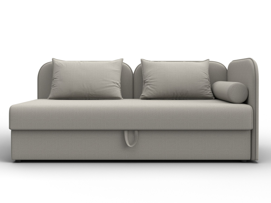 Диваны кровати прямые, Тахта Лига-094 НПБ, рогожка Амур