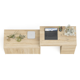 Тумба Мори МА900.1 и стол компьютерный МС-6 ящики справа