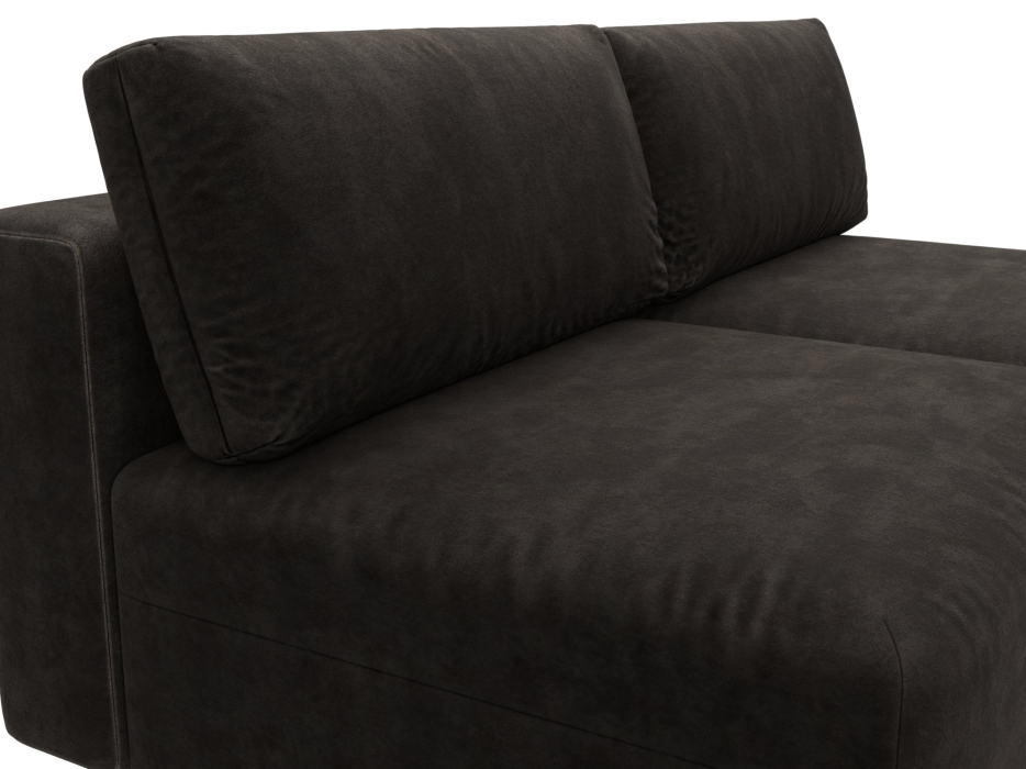 Диваны еврокнижки, Диван прямой модульный Лига-060 НПБ, велюр BRUT