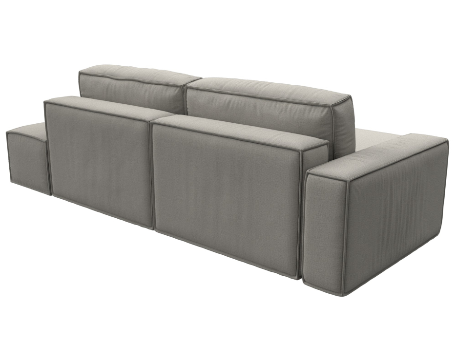 Диваны угловые в гостиную, Диван угловой Прага Модерн левый угол, рогожка Амур