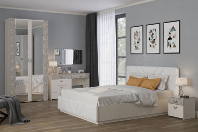 Шкаф Амели 13.133 шёлковый камень/бетон чикаго беж