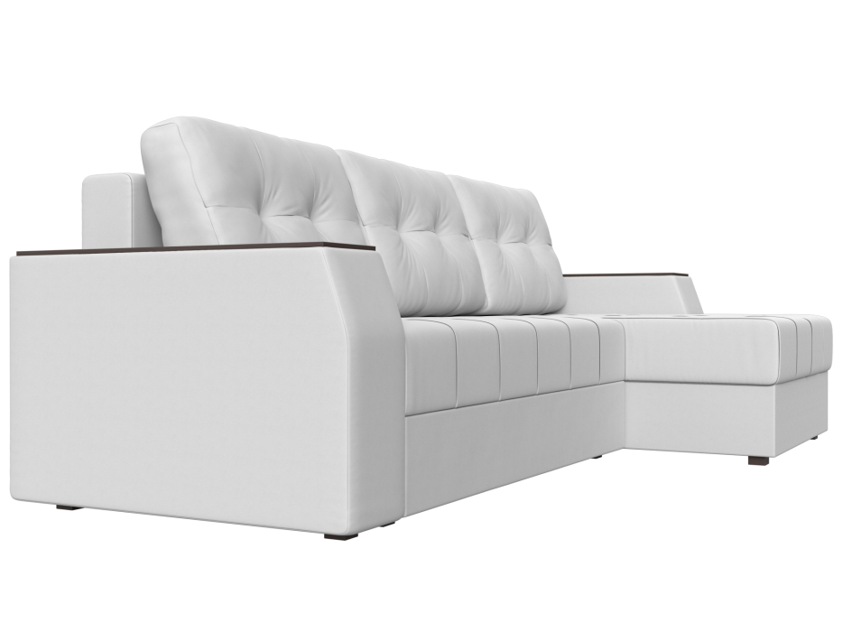 Диваны угловые в гостиную, Угловой диван Эмир БС правый угол, экокожа