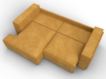 Диван угловой Лига-061 угол левый, велюр BRUT