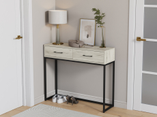 Журнальные столики, Консоль Айсберг Лофт 02 Черный