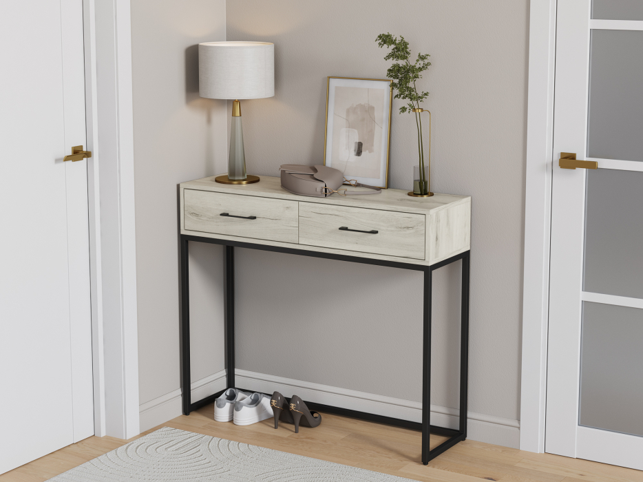 Журнальные столики, Консоль Айсберг Лофт 02 Черный