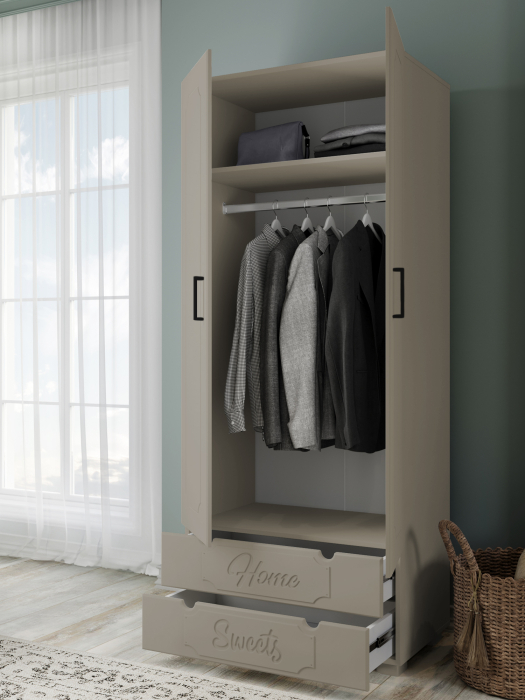 Для одежды, Шкаф для одежды с зеркалом ДримСтар ДС-60К