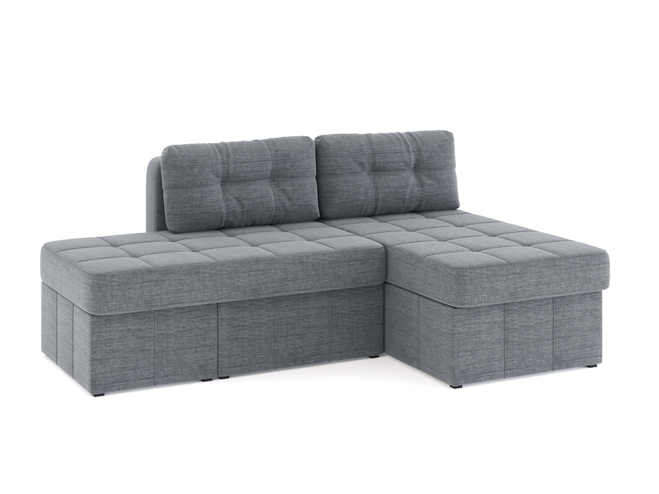 Диваны угловые в гостиную, Диван-кровать угловой Оливер Люкс еврокнижка-трансформер, рогожка