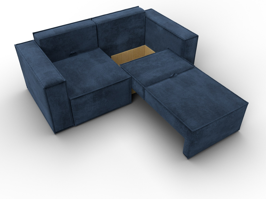 Диваны кровати со спальным местом, Диван прямой Куба мини, велюр TOWER