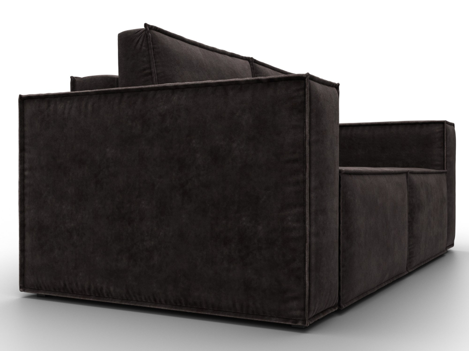 Диваны кровати со спальным местом, Диван прямой Куба мини, велюр BRUT