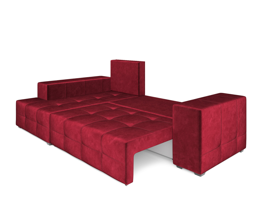 Диваны угловые в гостиную, Диван угловой Монреаль Левый угол (Бархат)