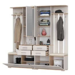 Широкая прихожая Домино 2-3431