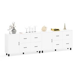 Два комода-тумбы с выдвижными ящиками и дверками РВК 125-1504