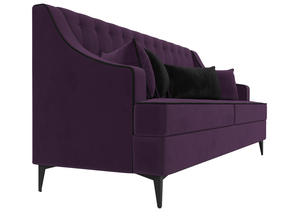 Дизайнерские диваны для гостиной, Прямой диван Марк, велюр