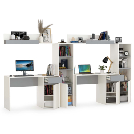 Уголок для учёбы двух школьников Торонто № 08