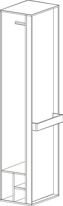 Угловые, Модульная прихожая ФАН