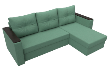 Диван угловой Атланта бес стола универсальный угол, рогожка Амур