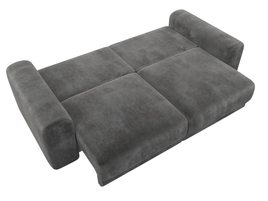 Диваны еврокнижки, Диван прямой Лига-056 НПБ, велюр TOWER