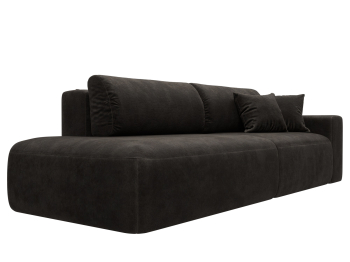 Диван прямой Лига-036 НПБ Модерн подлокотник справа, велюр BRUT