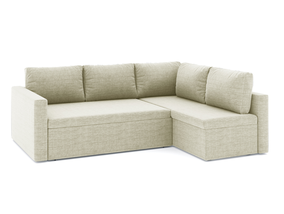 Диваны угловые в гостиную, Диван-кровать угловой Мансберг дельфин, рогожка