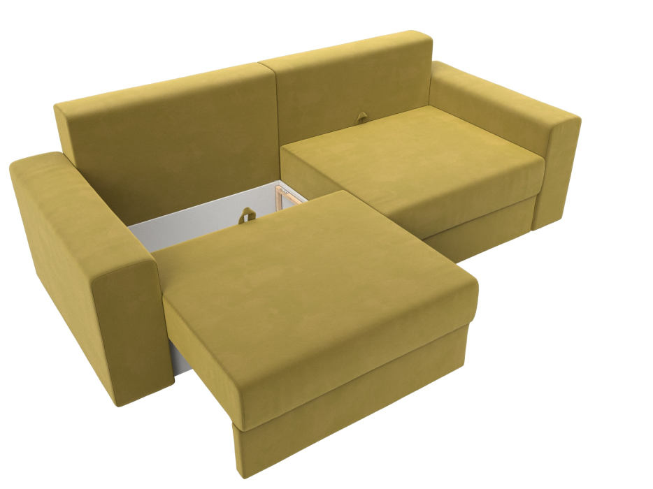 Диваны выкатные, Диван прямой Майами, микровельвет