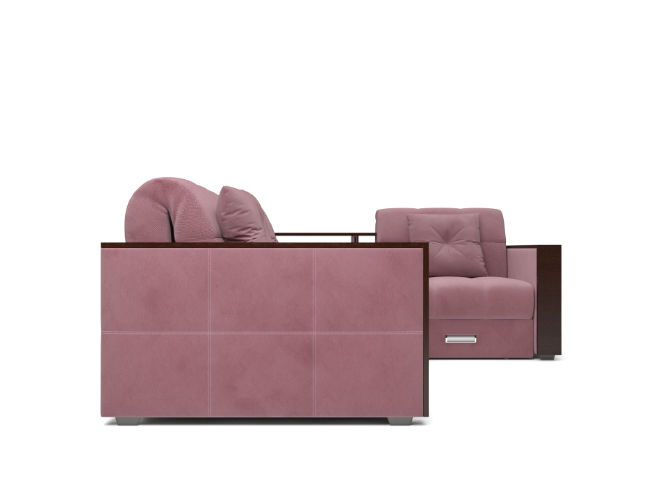 Диваны угловые в гостиную, Диван угловой Прага НПБ Велюр