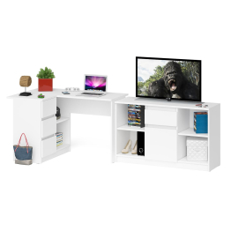 Тумба Мори МТВ1204.1 и стол компьютерный угловой МС-16 левый