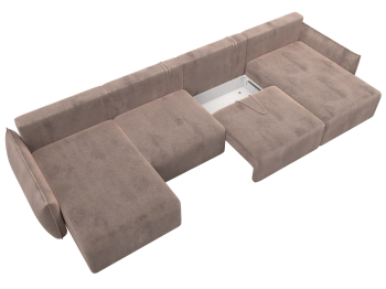 Диван П-образный Лига-051 НПБ Лонг, велюр TOWER