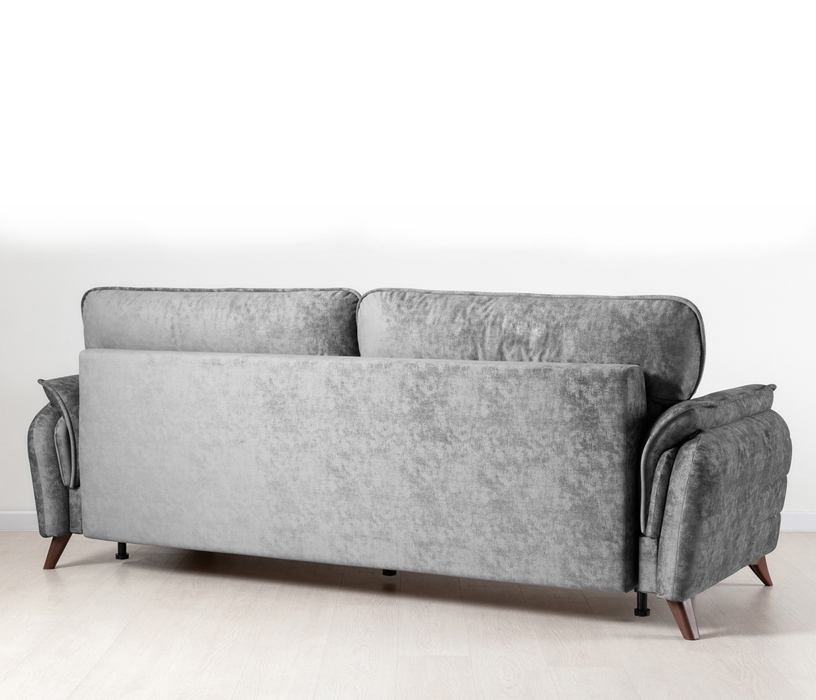 Диваны с ящиком для белья, Диван Дорис, Велюр Эверест