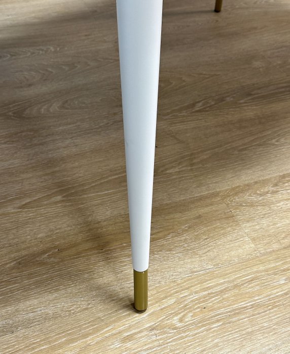 Обеденные столы, Стол Kenner K1200 раздвижной, стекло белое сатин