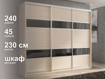 Шкаф-купе 3х дверный Кааппи 7 240х45