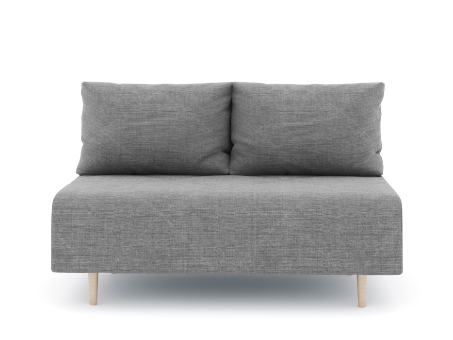 Дизайнерские диваны для гостиной, Диван прямой нераскладной Милли мини 2-х  местный без подлокотников, рогожка Люкс