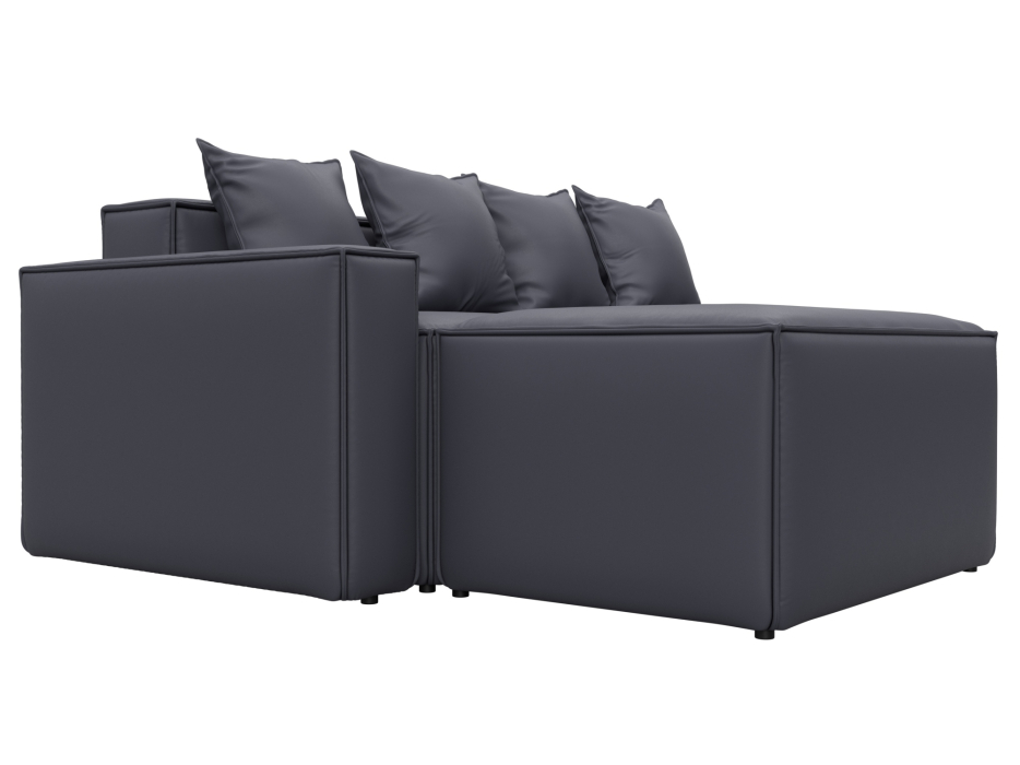 Диваны угловые в гостиную, Диван угловой модульный Лига-063 угол левый, экокожа GRIFON