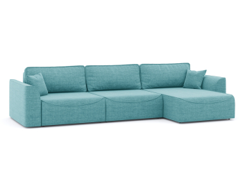 Диван-кровать угловой Рафаэль 3 секции еврокнижка НПБ, рогожка